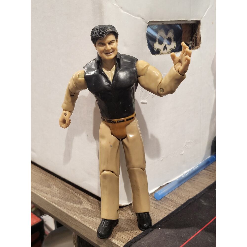 2004 Jakks WWE Ruthless Aggression Series 12 Eric Bishoff Wrestling Figure WCW